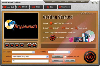 Anyviewsoft DVD Ripper screenshot 2