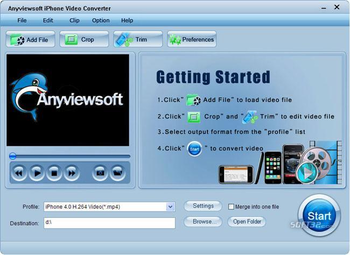 Anyviewsoft iPhone Video Converter screenshot 3