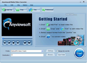 Anyviewsoft Nokia Video Converter screenshot 2