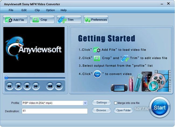 Anyviewsoft Sony MP4 Video Converter screenshot 3