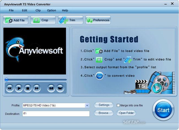 Anyviewsoft TS Video Converter screenshot 2