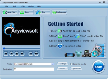 Anyviewsoft Video Converter screenshot 3