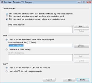 AnywhereTS screenshot