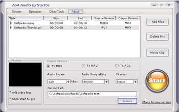 AoA Audio Extractor nLite Addon screenshot