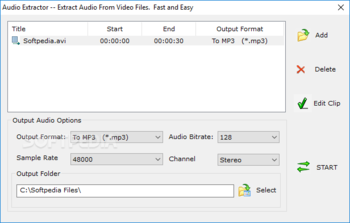 AoA Audio Extractor Platinum screenshot 3