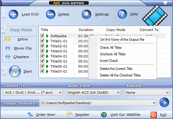 AoA DVD Ripper screenshot 2