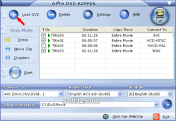 AoA DVD Ripper screenshot 3
