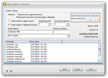 Aoao Batch Rename screenshot