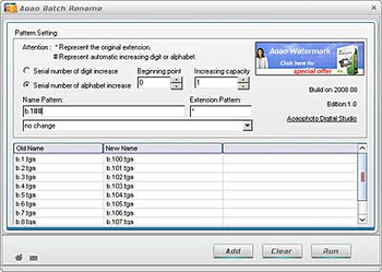 Aoao Batch Rename screenshot 2