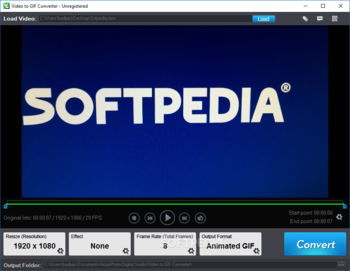 Aoao Video to GIF Converter screenshot
