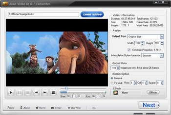 Aoao Video to GIF Converter screenshot
