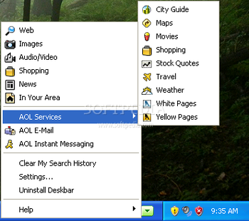AOL Deskbar screenshot 2