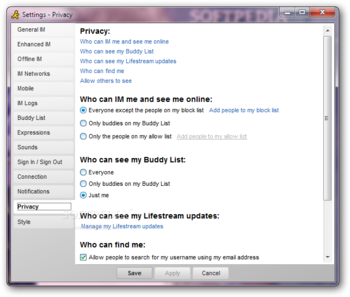AOL Instant Messenger (AIM) screenshot 17