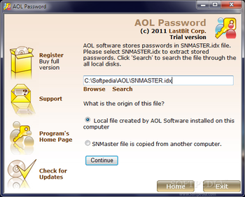 AOL Password screenshot 2