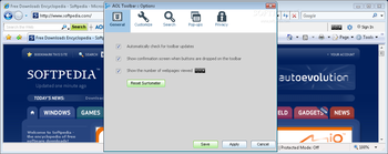 AOL Toolbar for IE screenshot 2