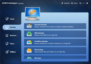 AOMEI Backupper Standard For Win7 screenshot
