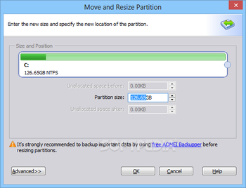 Aomei Partition Assistant Lite Edition screenshot 4