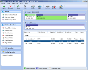 AOMEI Partition Assistant Professional Edition screenshot 3