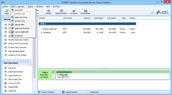AOMEI Partition Assistant Server Edition screenshot 2