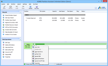 AOMEI Partition Assistant Technician Edition screenshot 3