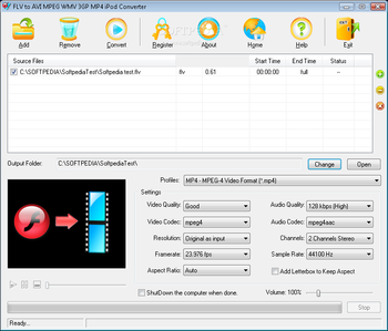 Aone FLV Converter Suite screenshot 5