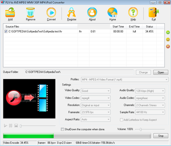 Aone FLV Converter Suite screenshot 6