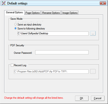 Ap PDF to TIFF converter screenshot 2