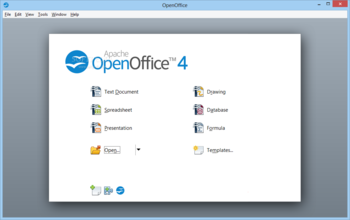Apache OpenOffice.org screenshot