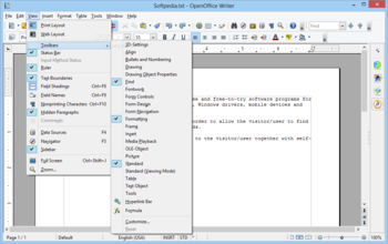 Apache OpenOffice.org screenshot 7