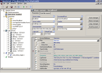 ApacheConf - personal license screenshot