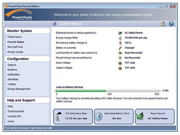 APC PowerChute Personal Edition screenshot 2