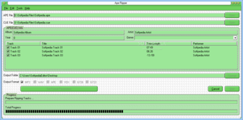 APE Ripper screenshot