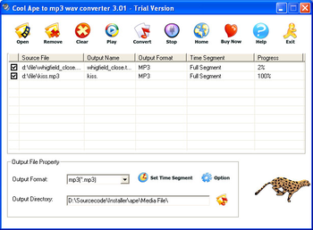 Ape To mp3 wav Convertor screenshot