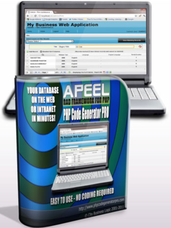 Apeel PHP Code Generator PRO screenshot
