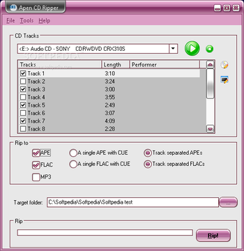 Apen CD Ripper screenshot