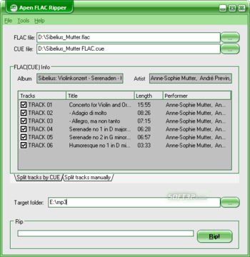 Apen FLAC Ripper screenshot 3