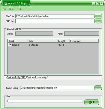 Apen FLAC Ripper screenshot