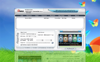 Apex AVI MPEG MOV RM WMV Converter screenshot