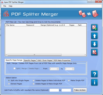 Apex Batch PDF Merger screenshot