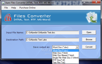 Apex Files Converter screenshot