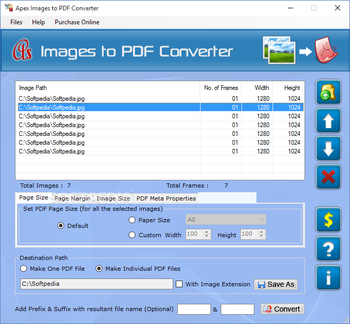 Apex Images To PDF Converter screenshot