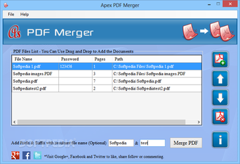 Apex PDF Merger screenshot