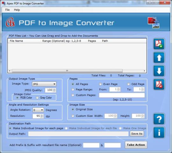 Apex PDF to Image Converter screenshot