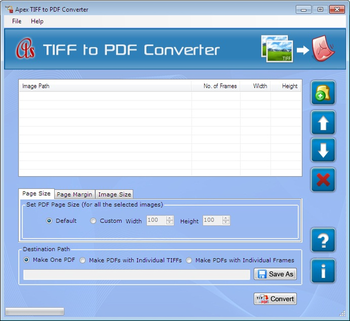Apex TIFF to PDF Converter screenshot 2