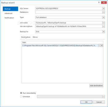 ApexSQL Backup screenshot 2