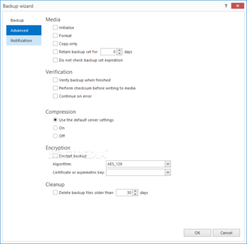 ApexSQL Backup screenshot 3