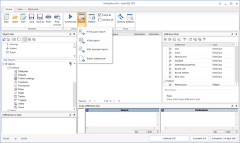 ApexSQL Diff screenshot 4