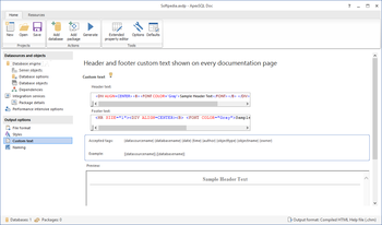 ApexSQL Doc screenshot 10