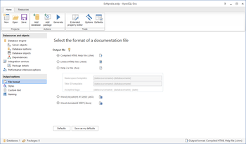 ApexSQL Doc screenshot 8