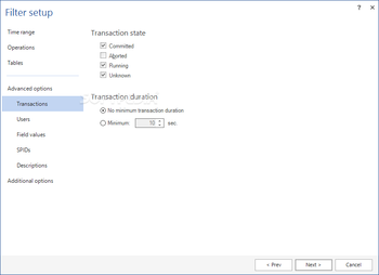 ApexSQL Log screenshot 10